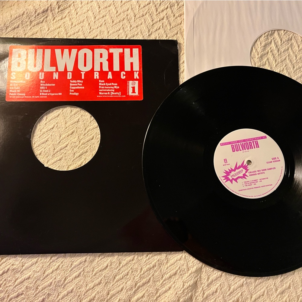 Bulworth the movie Soundtrack 2lp vinyl 1st press